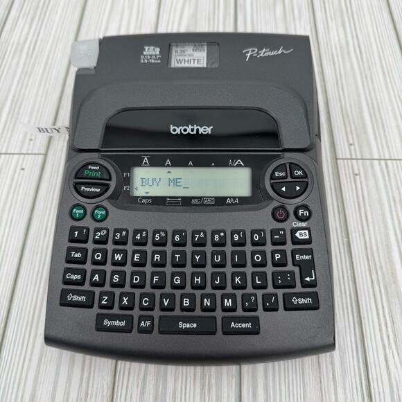 Brother P-touch PT-1890 thermal label maker printer gray - Picture 1 of 9